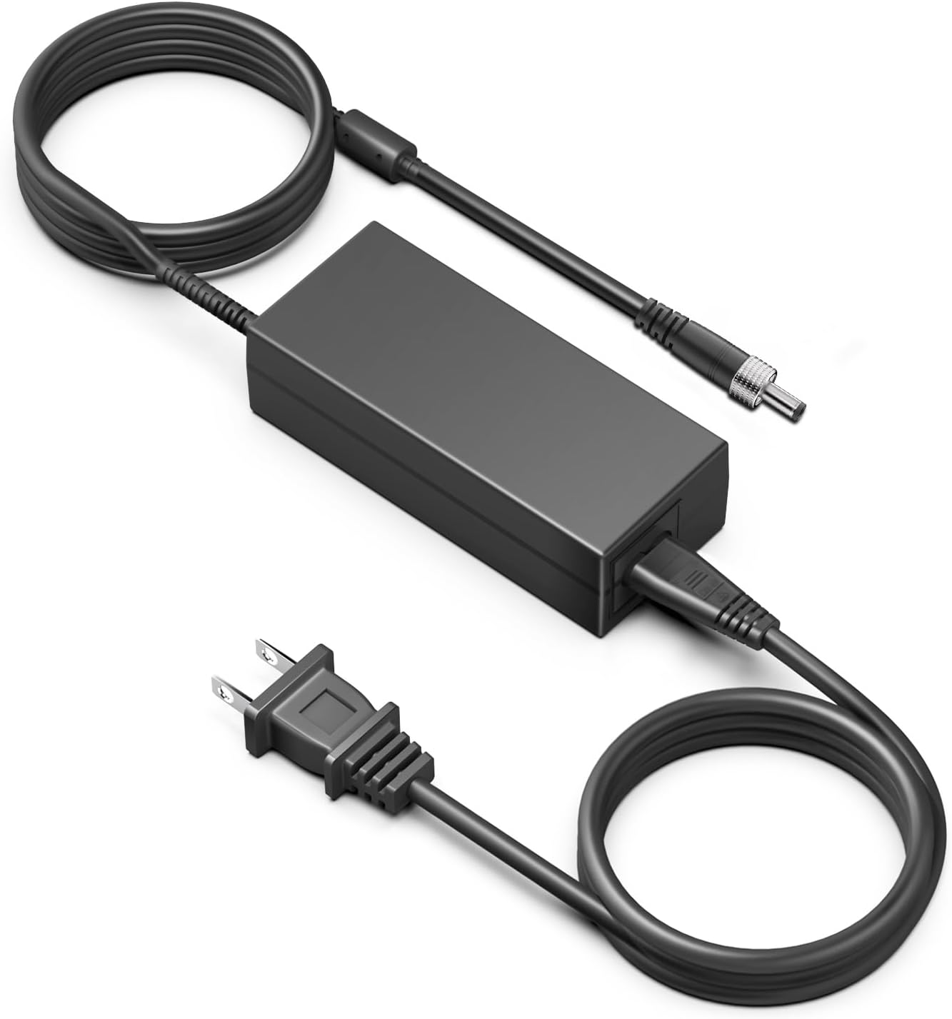 HKY 19V AC/DC Adapter Compatible with Aputure Amaran COB 60D 60X S 60DS 60xS LED Video Studio Light Power Supply Cord Charger with Locking DC Barrel Connector for Secure Connections During Shoots