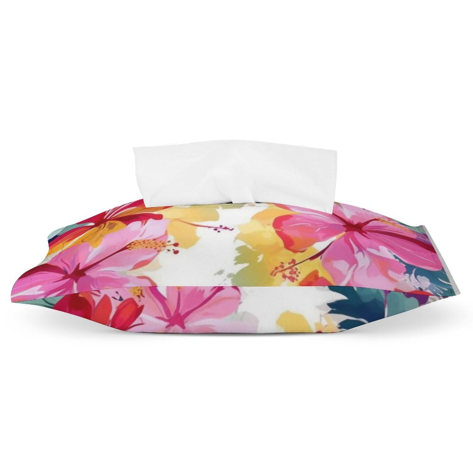 Housse de boîte à mouchoirs en cuir PU pour décoration bureau et maison