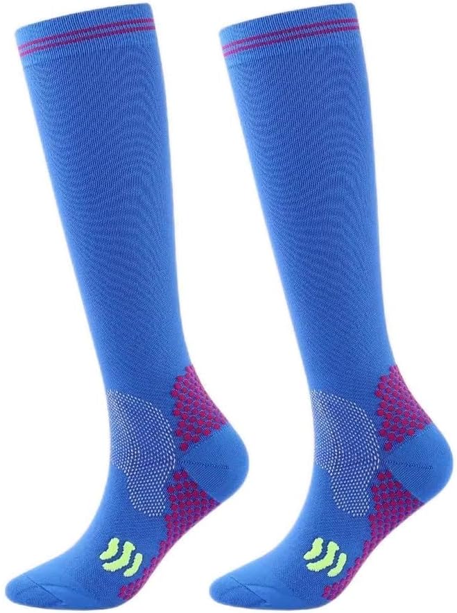 Pressure calf Sports Running Women's Fitness mid-length Socks