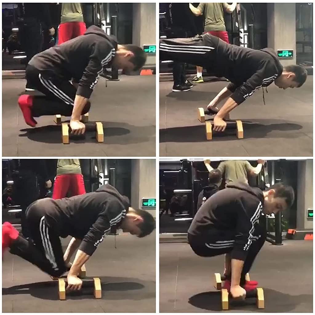 Statywy do pompek sprzęt fitness piersiowy trening mięśni drewniany uchwyt uchwyt push up narzędzie do ćwiczeń uchwyty stojaki na podłogę kobiety mężczyźni ćwiczenia fitness drewniane