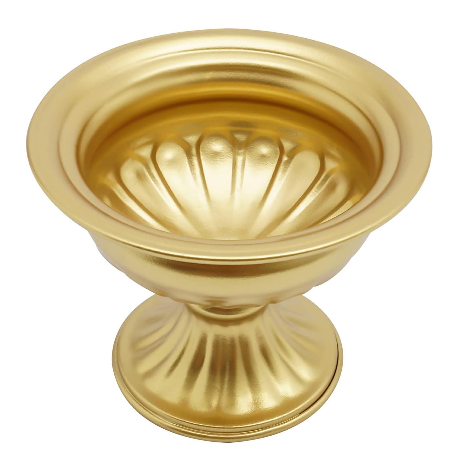 10 Vasi Centrotavola in Oro, Supporto per Vaso da Fiori da Tavolo da Matrimonio da 4,7", Centrotavola per Fiori, Design Elegante a Forma di Tromba, per Composta, Decorazione di Feste, Casa
