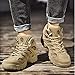 SFXLUCART New Men's Boots Fashion Outdoor Boot Breathable Hiking Boots Autumn Shoes Sneakers lightweight Non-slip Men Desert Ankle Boots (Beige,8)