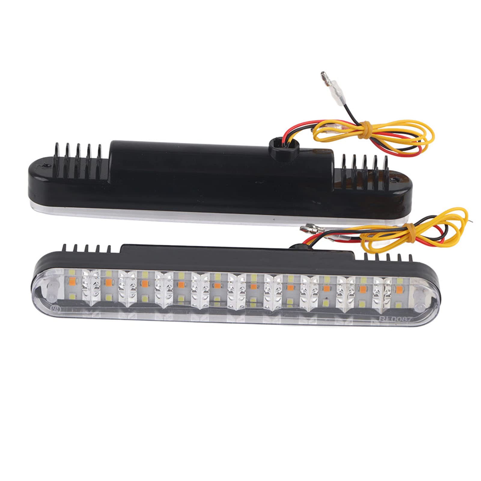 voiture feux jour Feu de Jour pour Voiture, 2x30 LED, DRL, pour la sécurité, Blanc, Super Lumineux, Clignotant à Bande Automatique