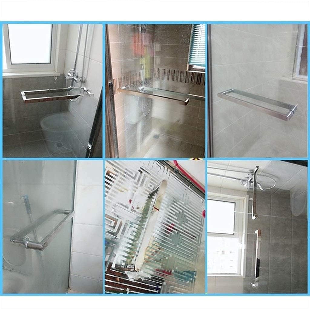 Replacement Shower Door Handle Sets Towel Bar Push and Pull Handles Hardware Parts for Glass Door, Shower Enclosures, Bathroom, Kitchen Gate Hardware/30Cm