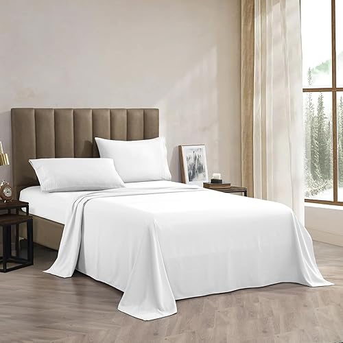 Miniatura 2 de las mejores, más suaves y acogedoras sábanas del mundo Juego de sábanas resistentes a las arrugas de 1800 hilos, algodón Egipcio de calidad, fundas