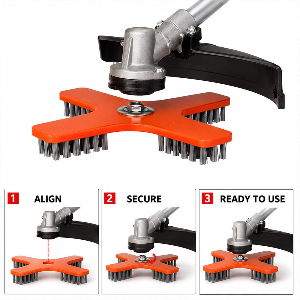 4 Dientes Cabezal Cepillo Desbrozador para Makita DUR369L 2020-2026
