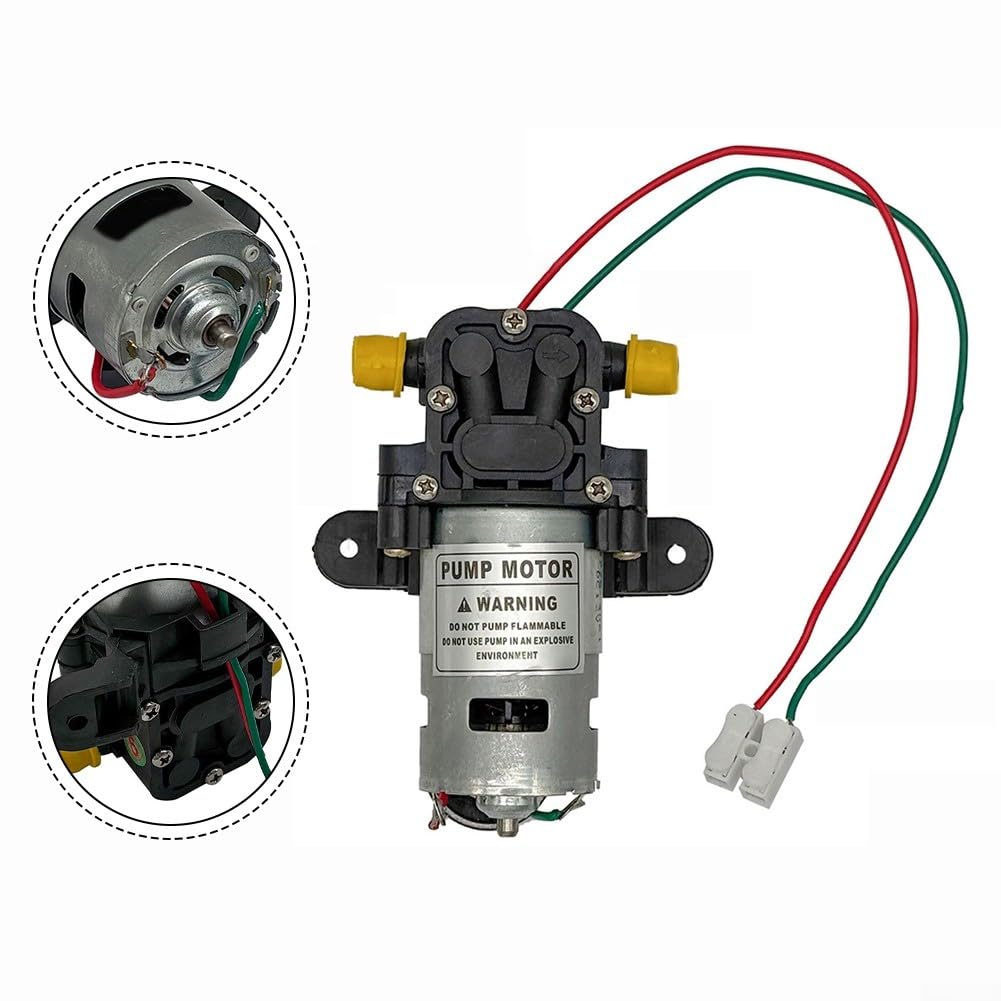 Cabezal de bomba de motor pulverizador 12V, Cabezal de bomba de montaje de motor, Batería de litio Cabezal de bomba de motor pulverizador de 12V para mantenimiento de jardín, Control de plagas