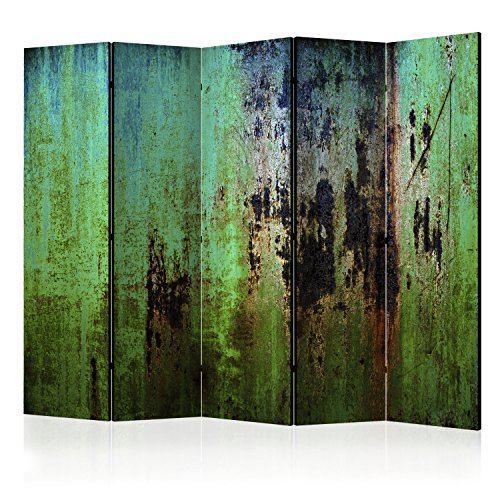 murando Biombo 225x172 cm de Impresion Unilateral en el Lienzo de TNT de Calidad Decoracion Foto Biombo de Madera con Imagen Impresa Separador Grande Home Office Concreto Hormigon f-B-0093-z-c