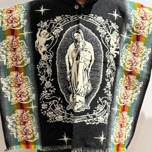 Image of Gamboa Mexican Ponchos for Men Sarape Pancho Men Sarapes Costume Outfit Poncho Hombre