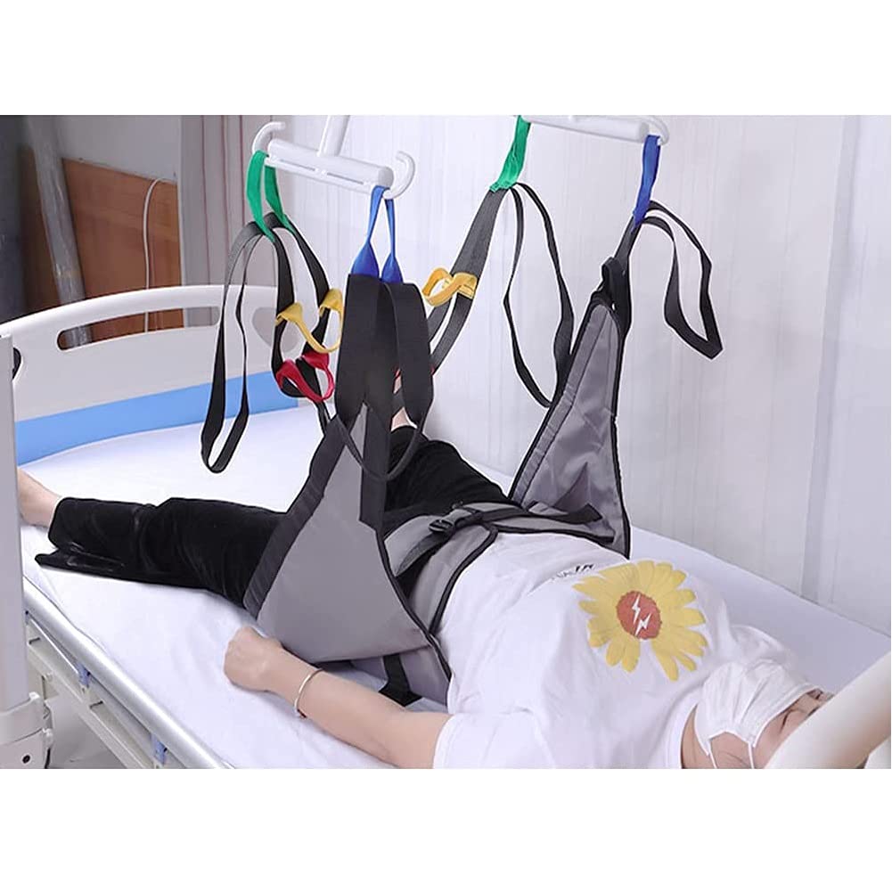 Cinturón de Transferencia Arnés De Elevación De Paciente De Cuerpo Completo, Paciente Cinturón De Transferencia con Ajustable Altura para Posicionamiento Y Elevación De La Cama, Enfermería
