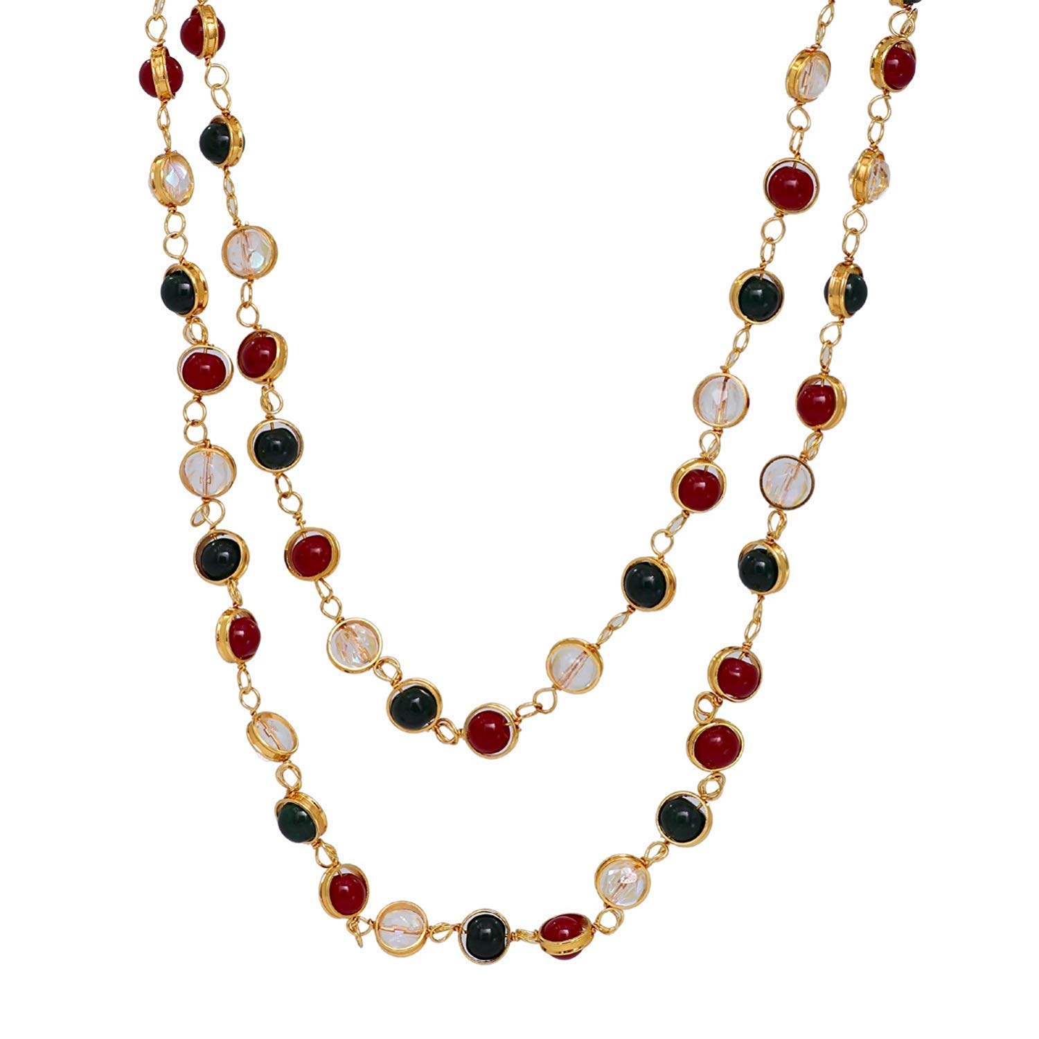 Pearl Beads Chain Necklace Matar 