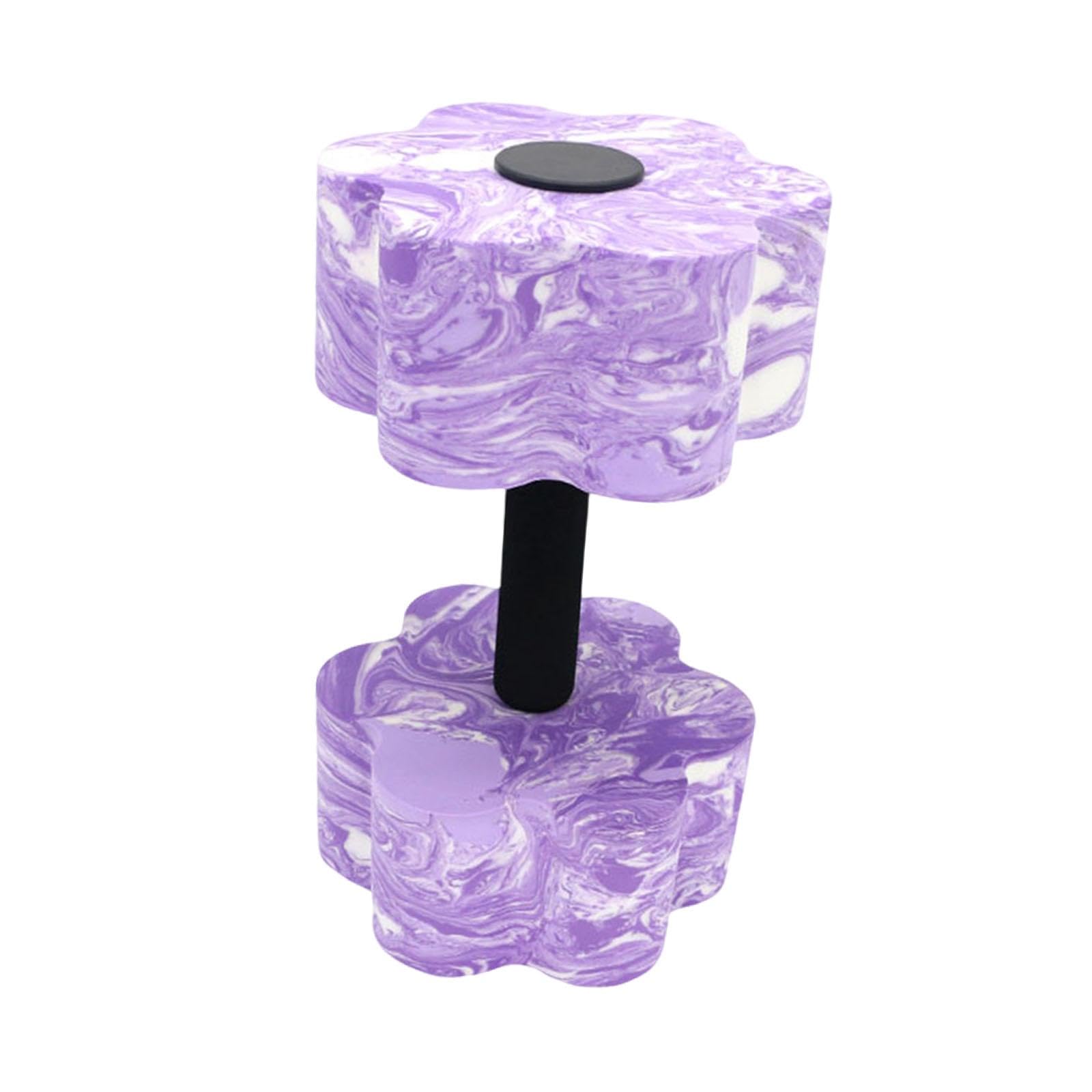 Bnf® Aquatic Exercise Dumbbell Professional EVA Foam Water Dumbbell for Men Women Purple and White Sporting Goods | Fitness Running & Yoga | Fitness Equipment & Gear | Aquatic Fitness Equipment-image-20