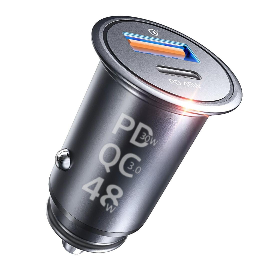 Modishombre 48W Car Superfast Car Charger with Dual Output | 48 Watts Total (18W USB + 30W PD Type C PPS) | Free PD45 W 1 Meter C to C Cable | Adapter for iPhone & Android Smartphones| 1Year Warranty (B0D9KCQH55) Amazon Price History, Amazon Price Tracker