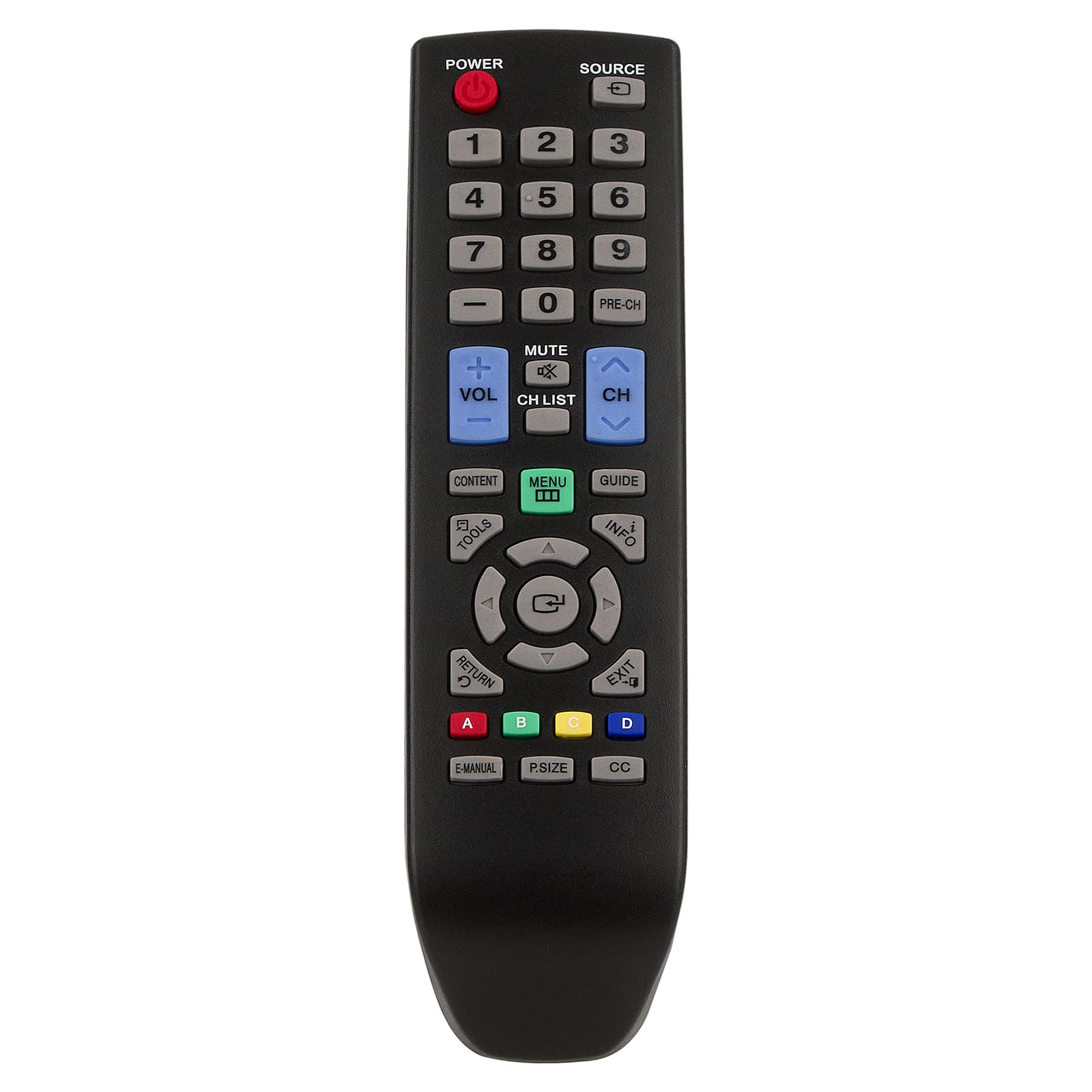 ECONTROLLY AA59-00497A Replace Remote Control fit for Samsung LCD LED TV UN26D4003BD UN32D4003BD UN40D5003BF LN32D403 LN40D503 PN42B400P3D