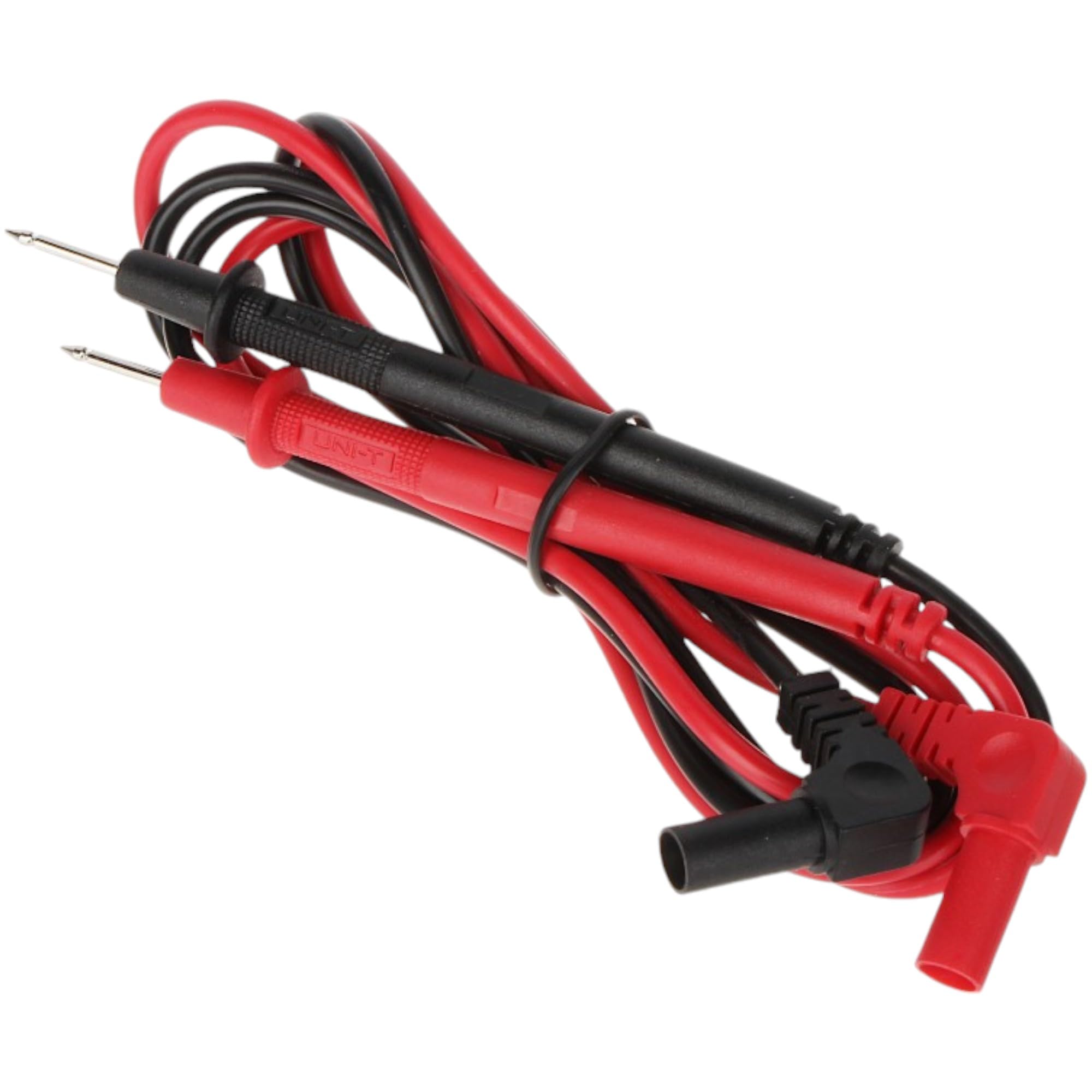 2 Puntali Multimetro Universali 1000V 10A – Cavi di Ricambio per Tester Digitale – CAT III – Impugnatura Antiscivolo – Compatibili con Tutti i Multimetri – Rosso e Nero – Lunghezza 105cm