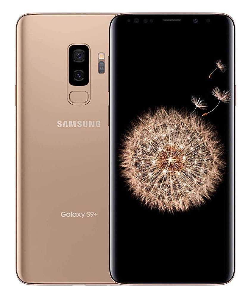 Refurbished) Samsung Galaxy S9 Plus (Sunrise Gold,128GB) (6GB RAM 