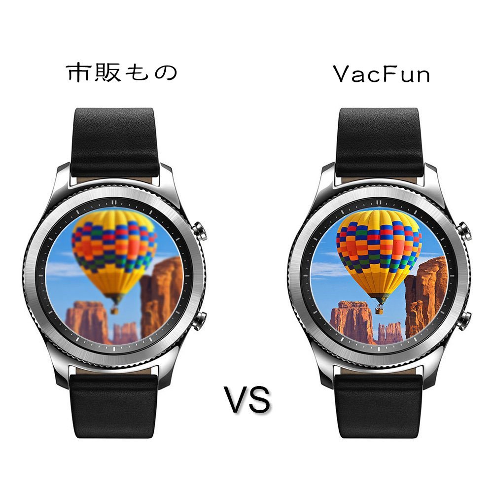 Amazon | 【 2枚 】 VacFun Samsung Galaxy Gear S3 Frontier/Gear S3 