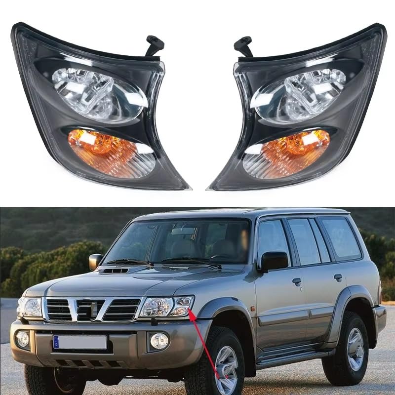Phares avant Nissan Patrol Y61 feux de coin de pare-chocs pour sorties tout-terrain et bivouac - 2