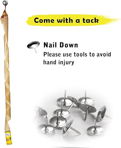 Miniatura 3 de Paquete de 40 trampas para moscas de frutas para interiores, trampas para moscas al aire libre, tiras adhesivas para trampa de moscas, cinta de