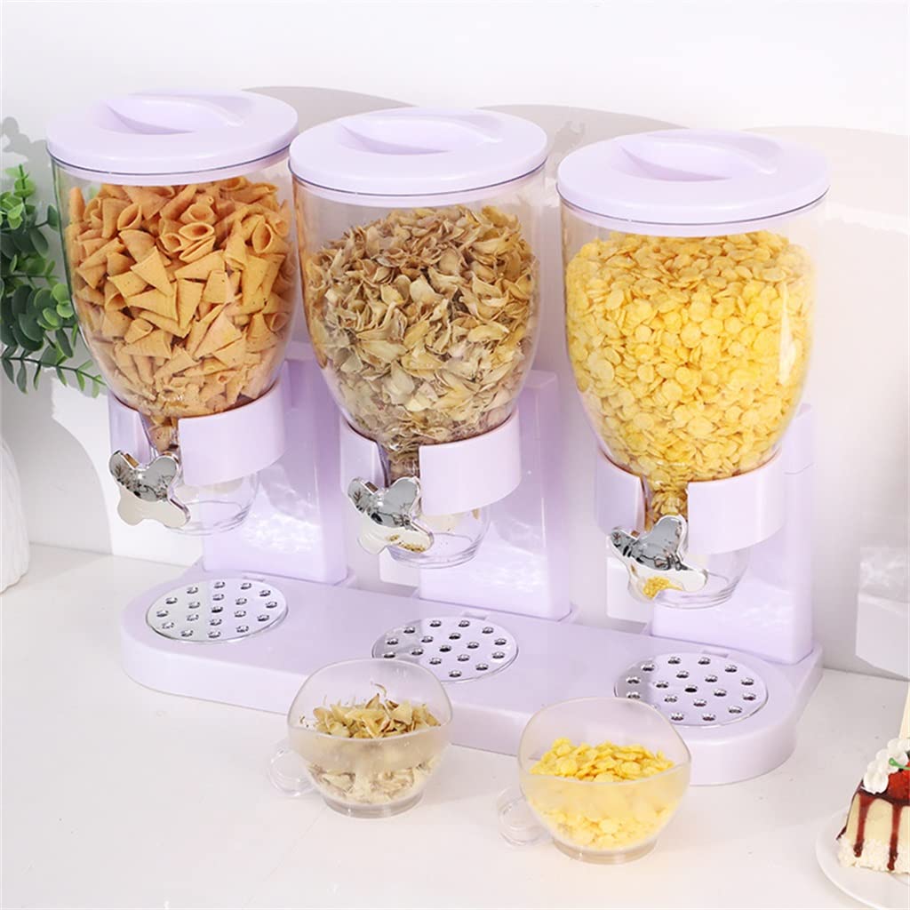 Müsli-Spender mit Reis- und Haferflocken-Vorratsbehältern für Zuhause, Frühstück, Snacks