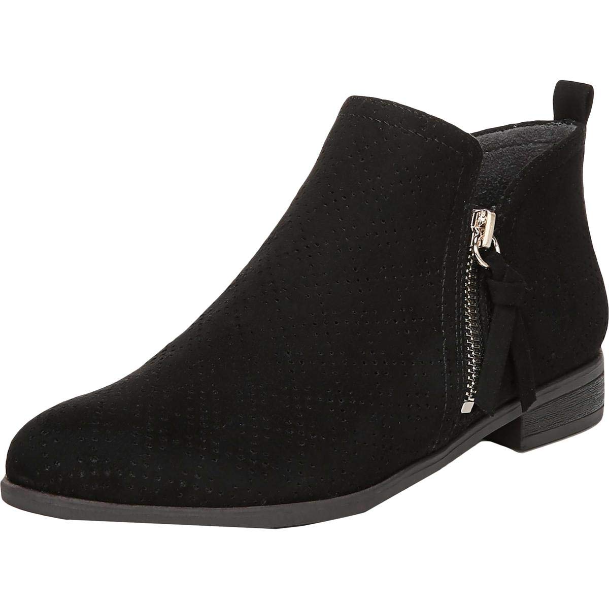 Dr Scholls Shoes Womens Rate Zip Ankle Boot Black 6 US