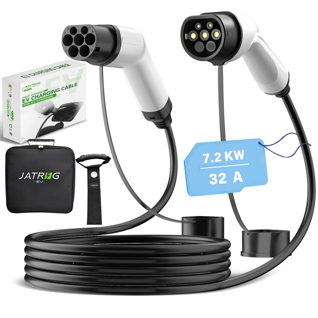 Kabel ładujący EV 7,2 kW 32 Amp / Jednofazowy/ 12 metrów/Pojazd elektryczny i hybrydowy akumulator typu 2 do typu 2