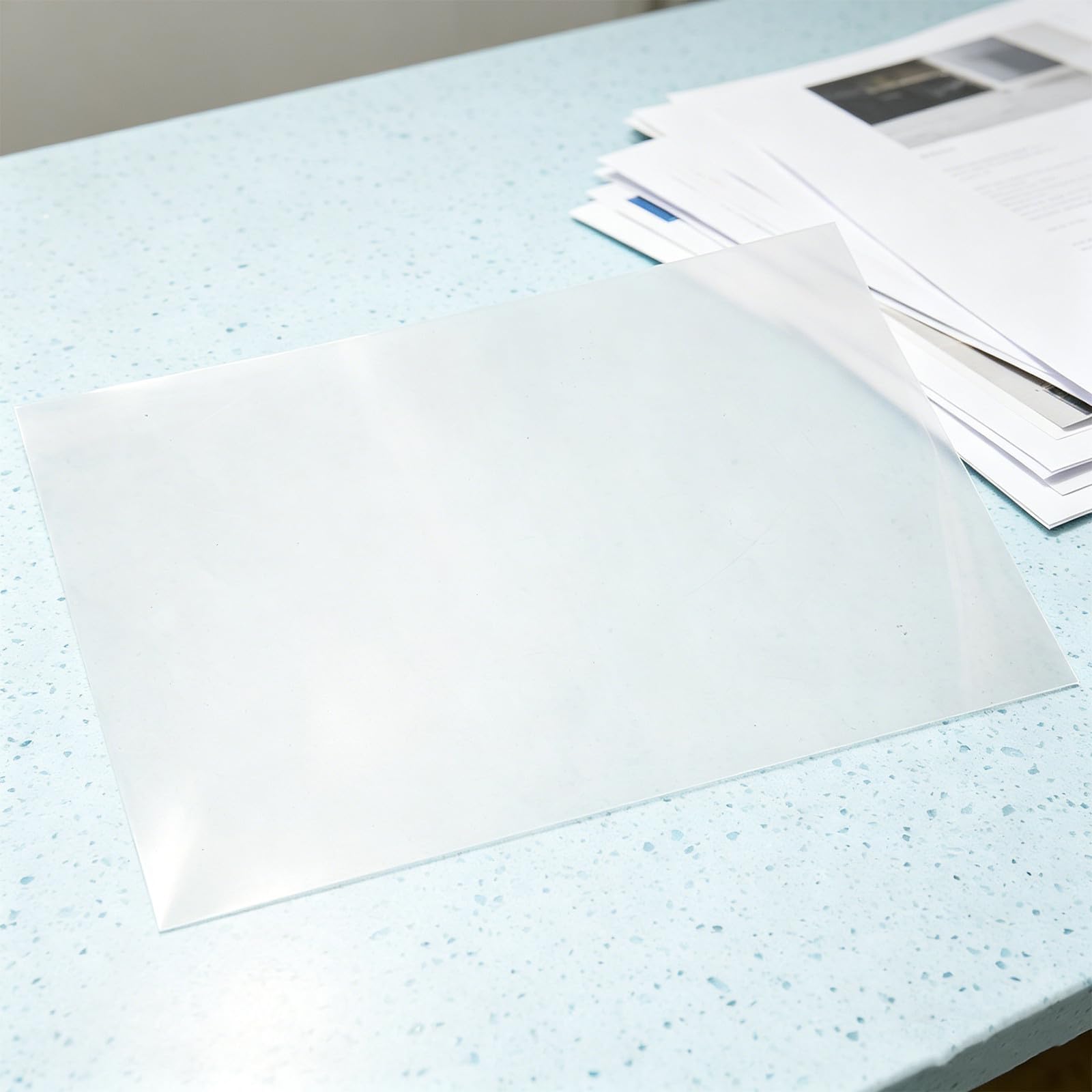 Copertine per Rilegatura Trasparenti A4 in Pet, Versatile Uso, Confezione da 100 Pezzi per Protezione Documenti e Forniture Ufficio
