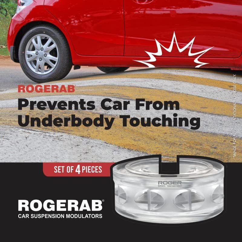 Image of ROGER Rogerab For Mg Windsor Ev (4 Pcs) Patented, ARAI Tested Car Comfort Enhancer For Reduced Road Jerks & Better Driving Comfort