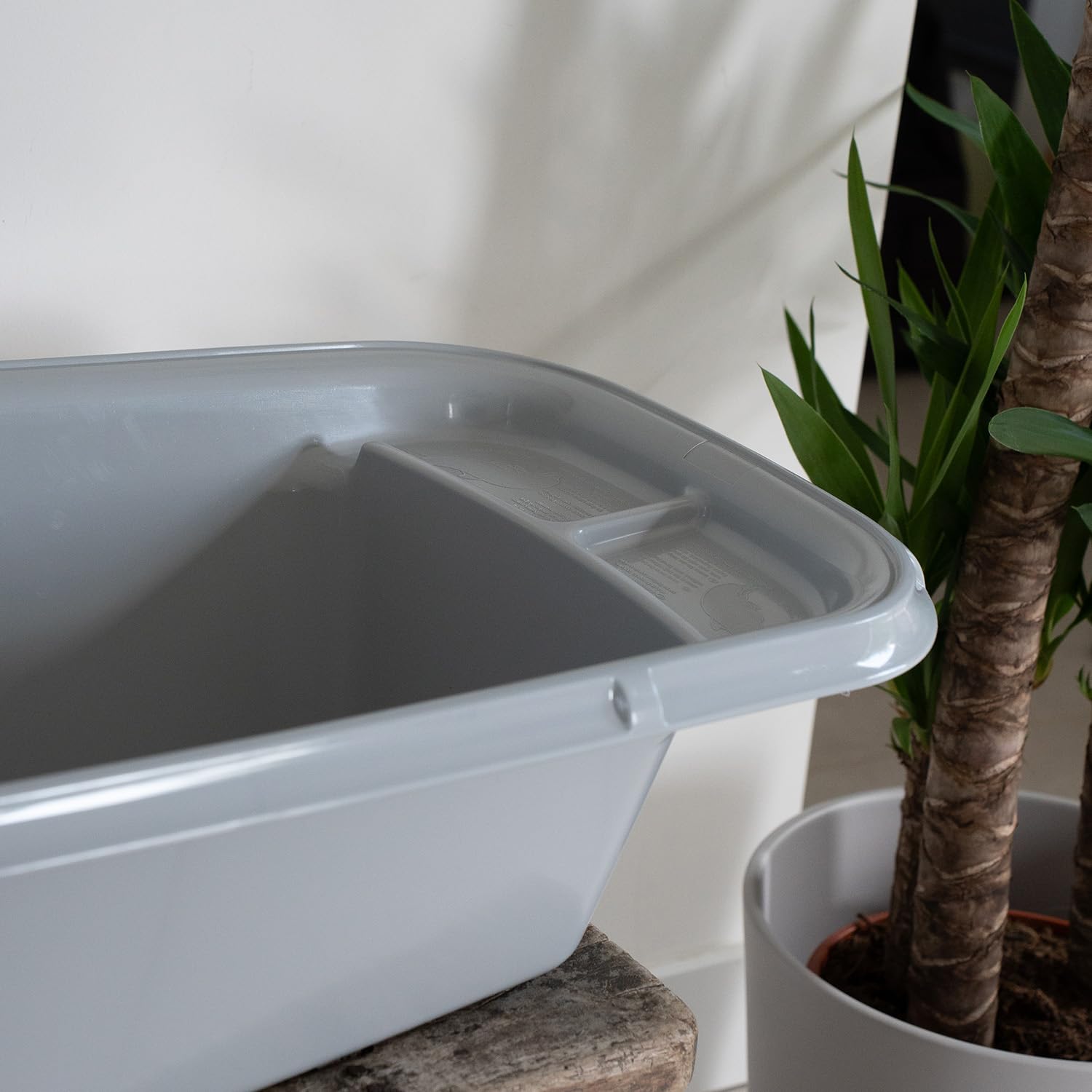 THERMOBABY Baignoire LUXE Bain de bébé Gris Charme Fabriqué en France