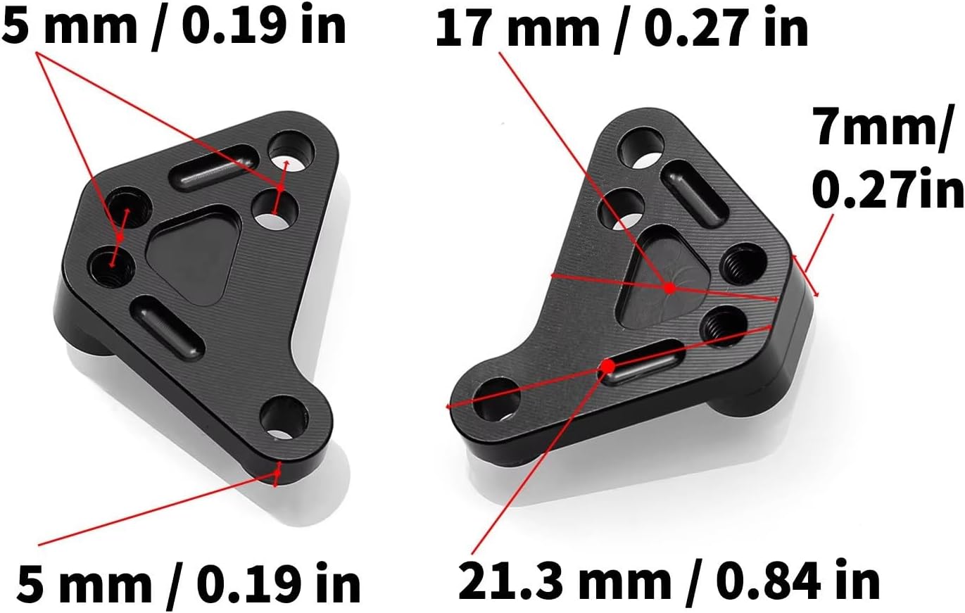 For Traxxas For Maxx For WideMaxx For Small X 1/10 4Pcs Front & Rear Heighten Shock Mount RC Crawler Car Parts Accessories Replacement Repair RC Car Upgrade Part