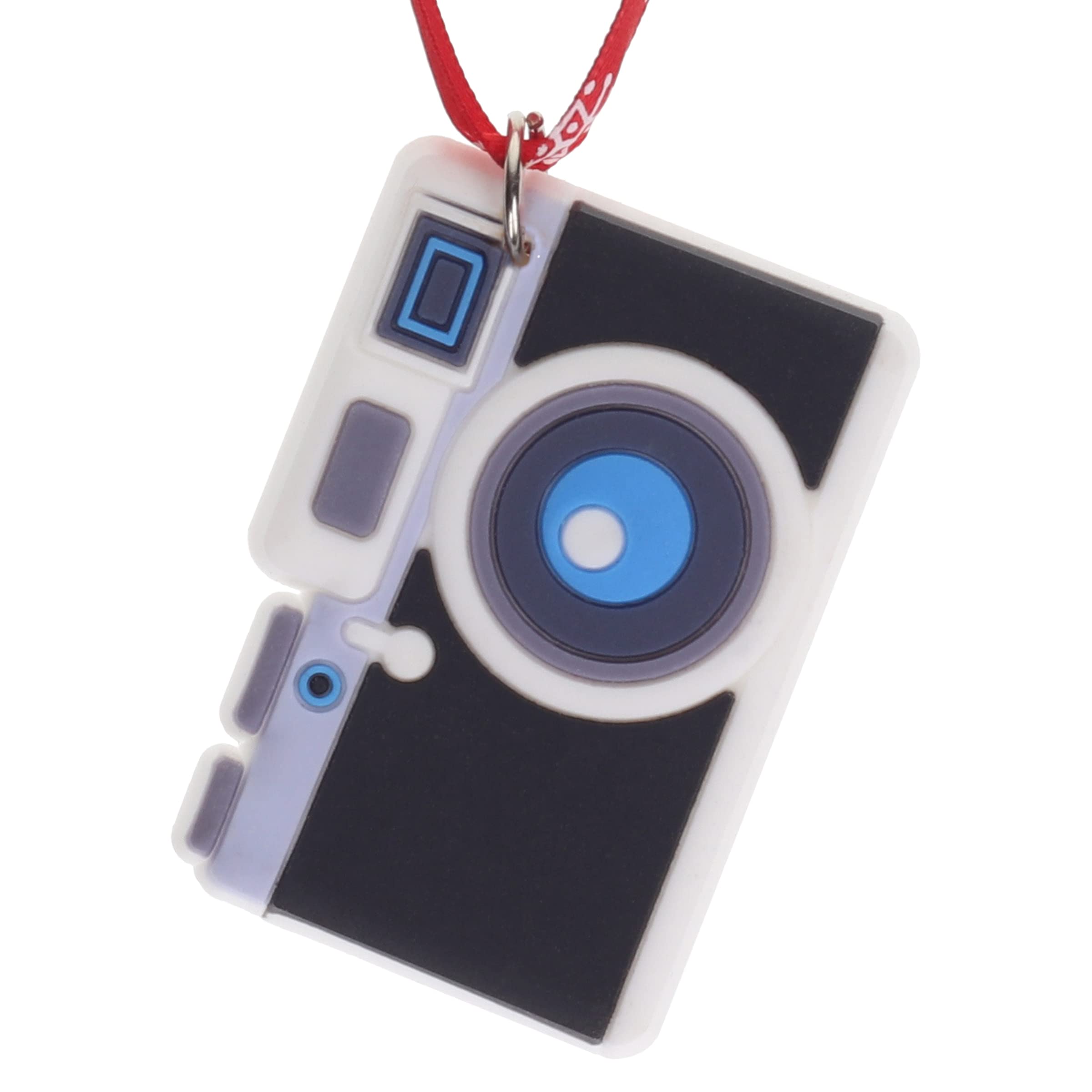 Stands Out, Supplying Outstanding Gifts Camera Fun Hanging Christmas Tree Decoration Silicone Ornament Novelty Bauble - Stocking Filler - Secret Santa - Colourful Multicoloured - Small Gift - Funny