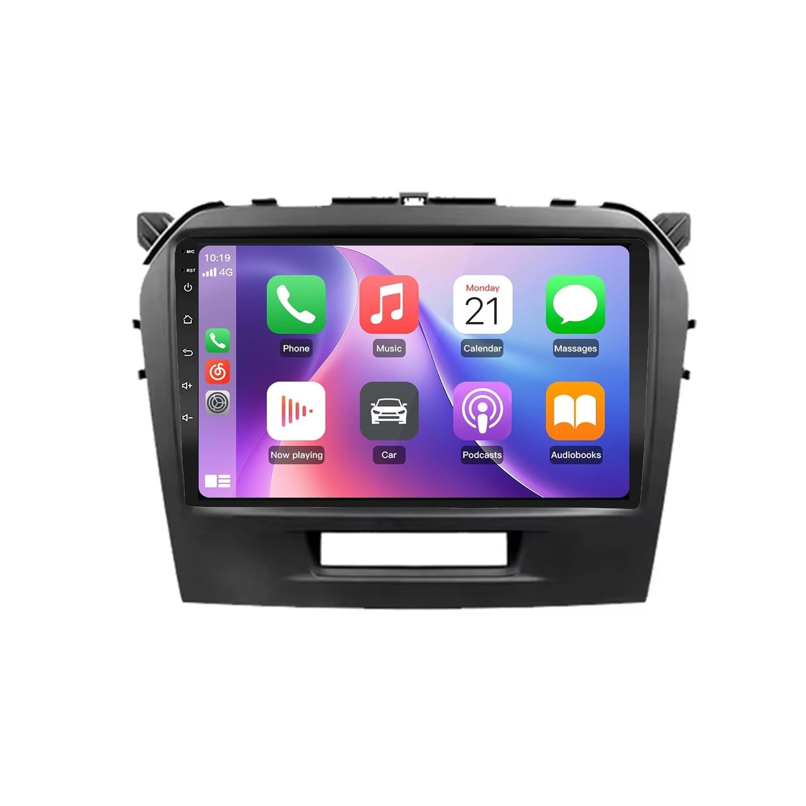 BCBSYCJP Car Radio with Wireless CarPlay Android Auto for Suzuki Vitara 4 2014-2018 9 Inch Stereo Mirror Link Bluetooth with Android Auto Carplay Wireless WIFI FM GPS,8 Core 8G+128G