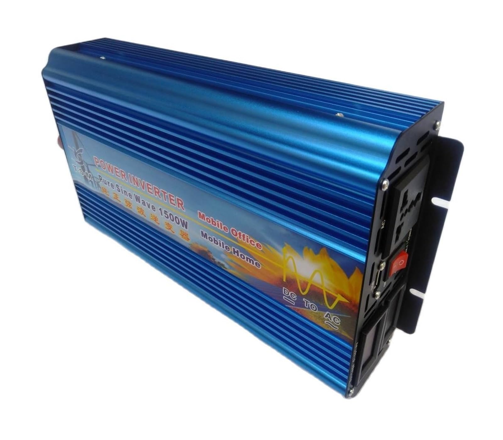 Onduleur onde sinusoïdale pure 24V 110V 120V pour l'autonomie en camping-car et van
