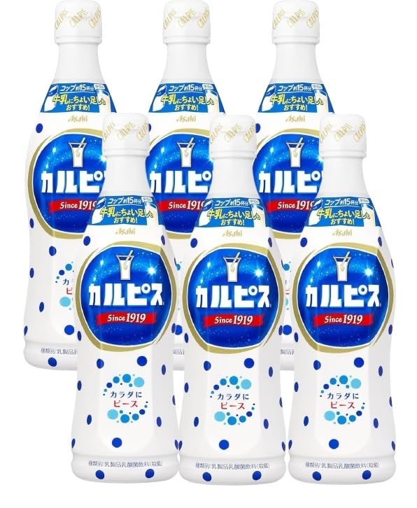 Amazon.co.jp: アサヒ カルピス 原液 濃縮タイプ 470ml×6本セット｜5倍