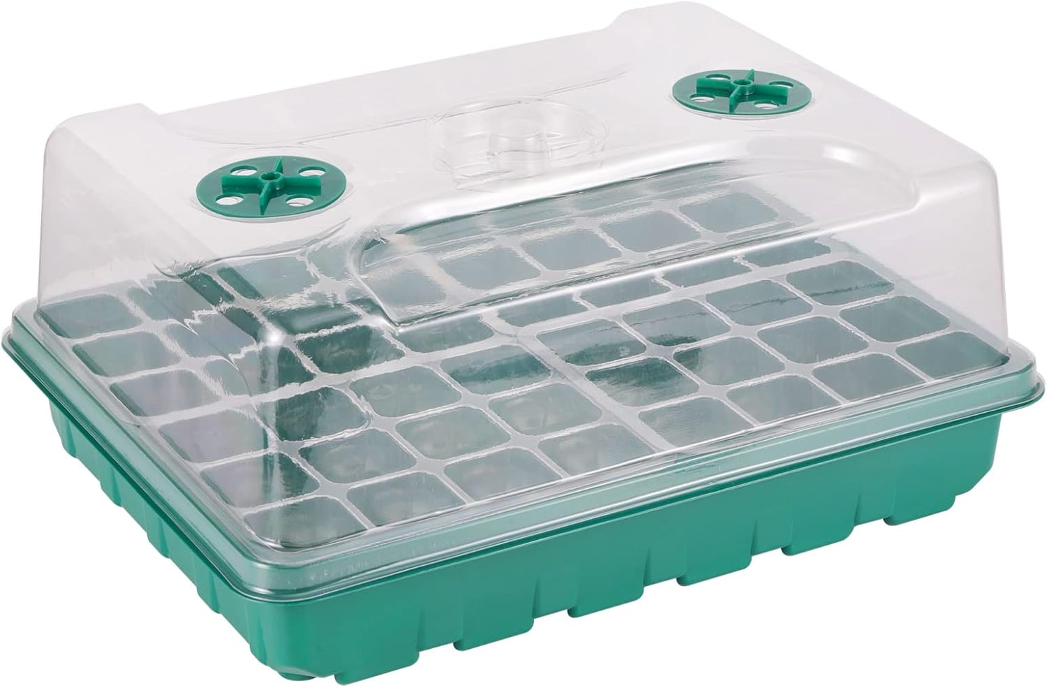 2セット 48細胞 苗 スターター 発芽 保育園 ポット 繁殖 成長 ボックス