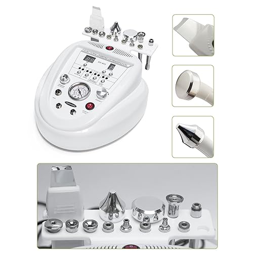 Miniatura 9 de Elitzia 3 in 1 Dermabrasion Microdermabrasion Scrubber Facial Skin Rejuvenation Device ETSRNF903