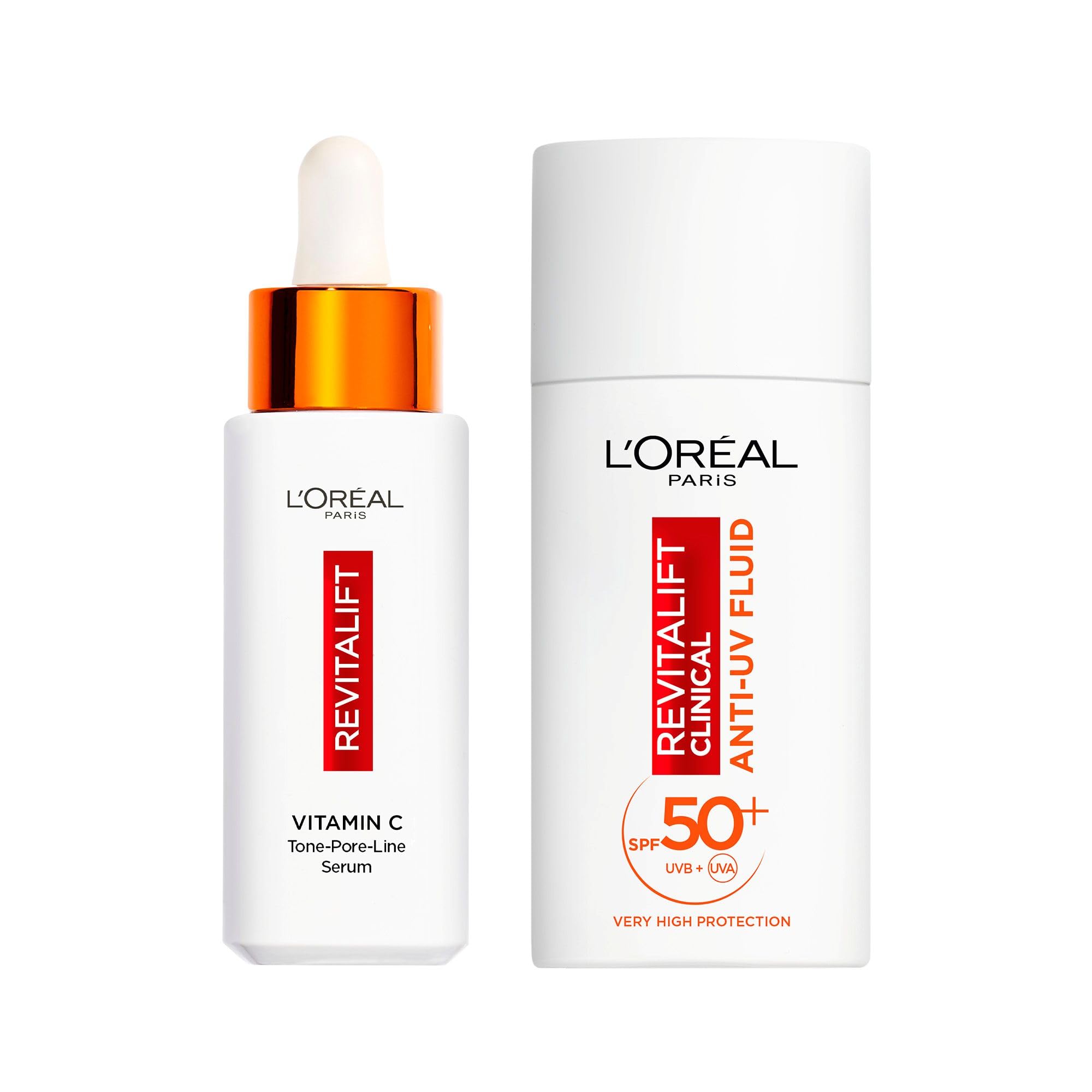 L'Oreal Paris Revitalift Clinical Bundle: Siero alla vitamina C e UV