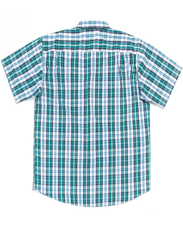 Double Pump Big and Tall Shirts for Men Short Sleeve Button Down Shirts from Size XL(T) to 6XL (T) Cotton2