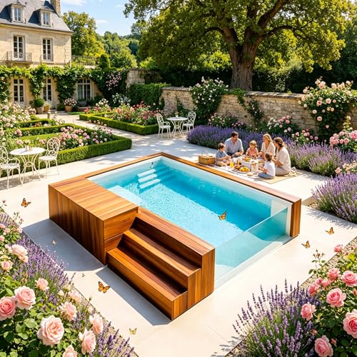 Swimming Pool Modern Prefabricated Above Ground Swimming Pool Durable Transparent