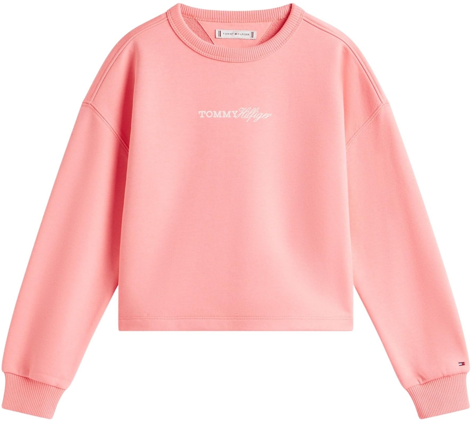 Tommy Hilfiger Glitter Tommy Crew Kg0kg09128 Felpe Bambine e Ragazze (Pacco da 1)