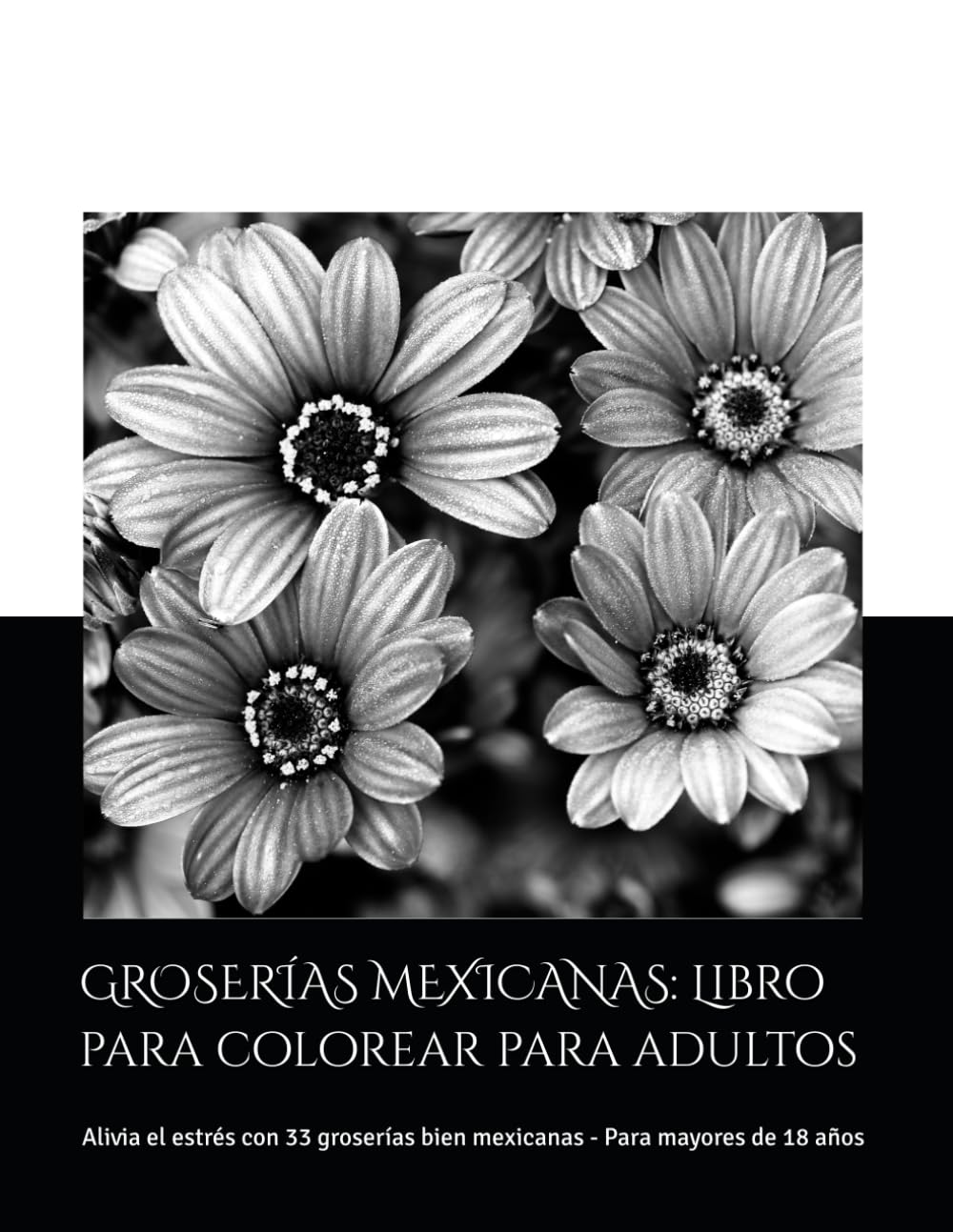 GROSERÍAS MEXICANAS: Libro para colorear para adultos: Alivia el estrés con 33 groserías bien mexicanas - Para mayores de 18 años