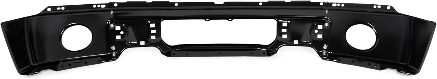 KUAFU 3Pcs Front Bumper Face Bar Compatible with 2009-2014 Ford F150 F-150 W/O Fog Light Holes 9L3Z17757DPTM FO1002413 Steel Electrophoresis Black Replacement Only Unassembled