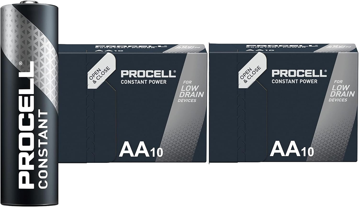 20 x Stilo Duracell Procell AA Alkaline (2 Blister à 10 Batterien) 20 Batterien