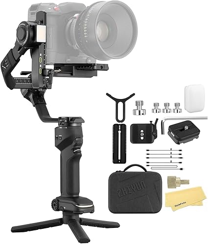 Zhiyun Crane 4 estabilizador de cardán para cámara de cine DSLR sin espejo, cardán de 3 ejes para Sony Canon Nikon Fujifilm Panasonic Sigma,