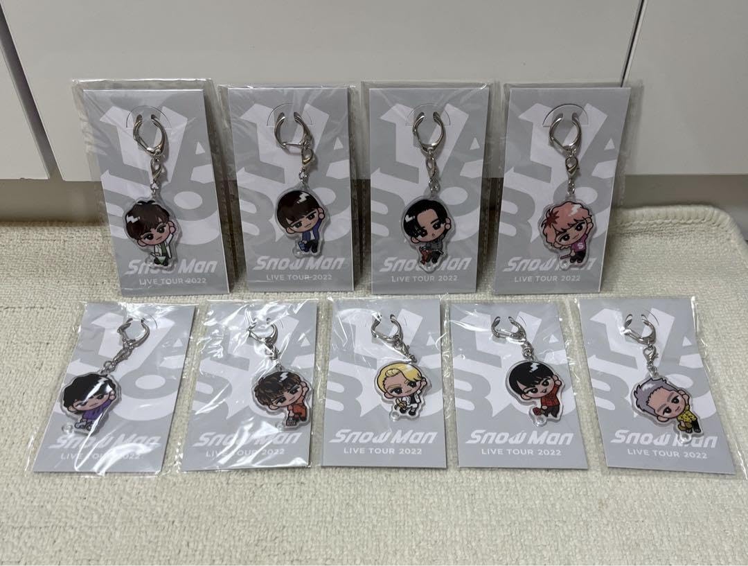 Snow Man スノラボ すのチル アクリルキーホルダー　9個セット SnowMan すのチル アクリルキーホルダー スノラボ 9人 全員