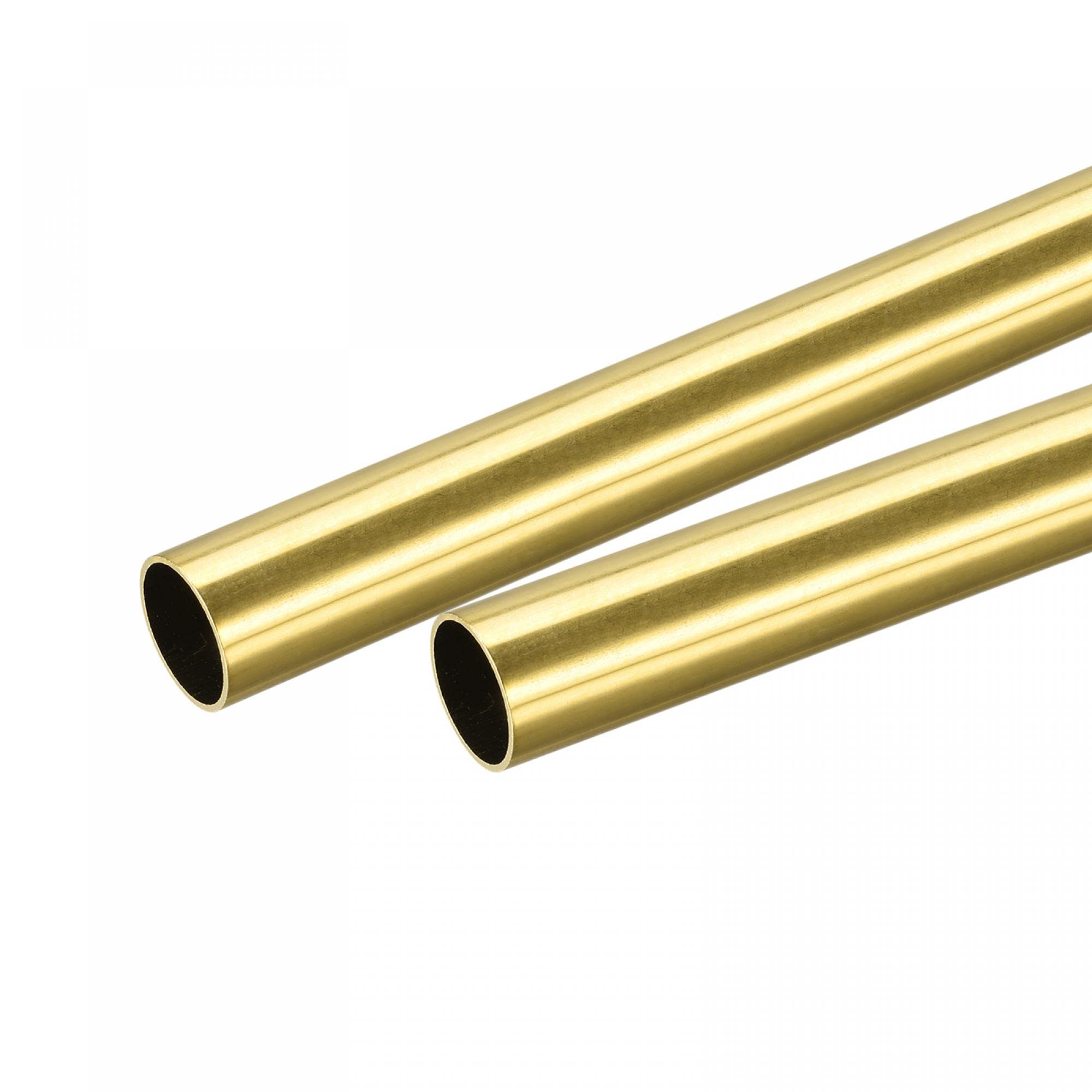 Tuyau En Cuivre Rond - SOURCING MAP - 13mm Diamètre Extérieur 1mm Épaisseur 10cm Longueur - Nu