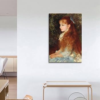 ルノワール　可愛いイレーヌ　絵画　複製画　額入り　世界名画　人物画　美少女 複製画】ルノワール『少女イレーヌ(F10号)』人物画 世界の名画