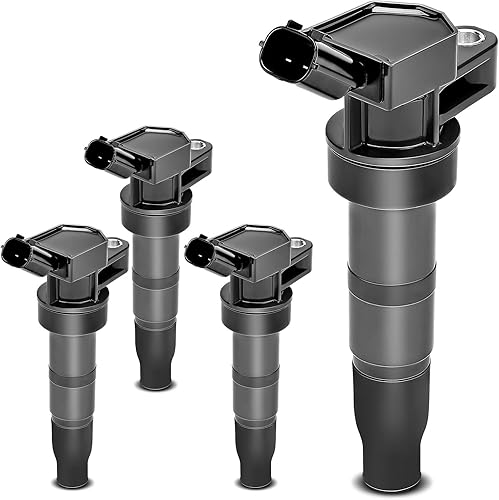 Juego de 4 bobinas de encendido para Hyundai Sonata Santa Fe Tucson Equus Genesis Kia Optima Borrego Forte Sorento Sportage