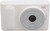 Digital Camera, 4K 16x Digital Zoom, Portable Digital Camera, Electronic Image Stabilization, 2.4 inch TFT Screen, Compact Travel Camera, Suitable for Various Scenes, White