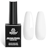 beetles 10ML White Gel Polish - 1pc Pure White Gel Polish French Nail Art Manicure Salon DIY Design at Home Soak Off UV Gel Nails